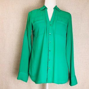 Express Small Long Sleeve button up shirt